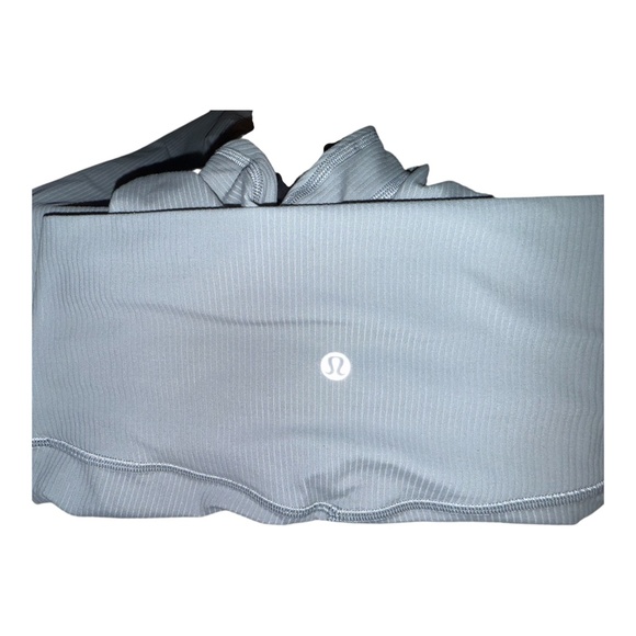 Lululemon Light Blue Ribbed Align Leggings 28” 6 - Picture 5 of 6